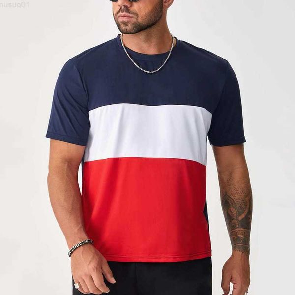 men's t-shirts men's overweight large casual t-shirt crewneck short sleeve wide stripes contrasting color pullover l230715, White;black
men's t-shirts men's overweight large casual t-shirt crewneck short sleeve wide stripes contrasting color pullover l230715, White;black