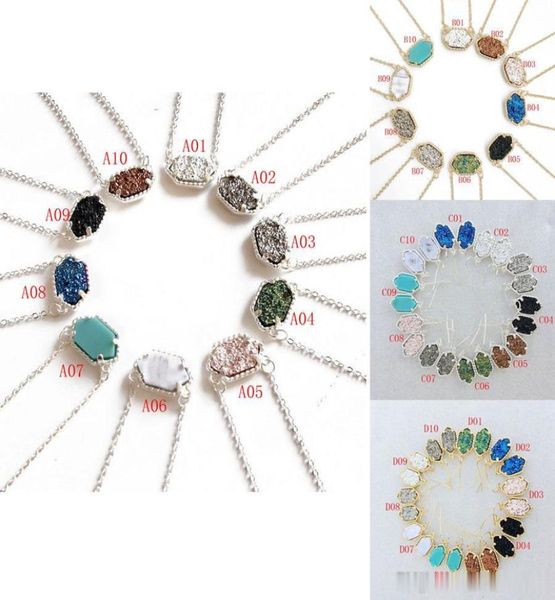druzy necklaces dangle earring set for women geometric natural drusy stone pendant charm chains female fashion jewelry6541319, Silver
druzy necklaces dangle earring set for women geometric natural drusy stone pendant charm chains female fashion jewelry6541319, Silver
