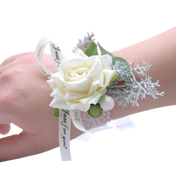 wrist corsage bridesmaid sisters handmade flower artificial silk rose bracelet flowers for wedding dancing party decor
wrist corsage bridesmaid sisters handmade flower artificial silk rose bracelet flowers for wedding dancing party decor