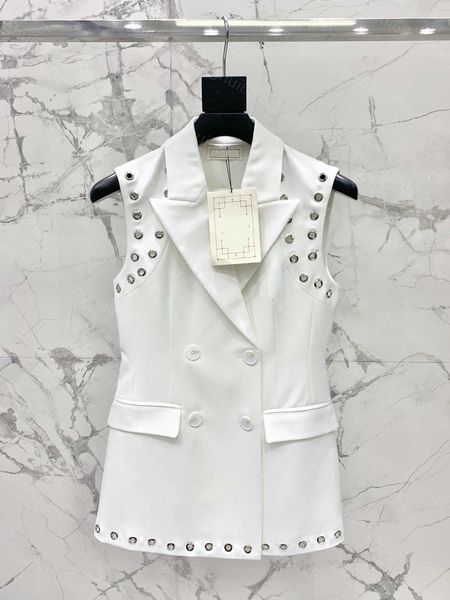 23ss summer dress womens designer clothing women dresses metal loop sleeveless waistcoat suit dress womens clothing, Black;gray
23ss summer dress womens designer clothing women dresses metal loop sleeveless waistcoat suit dress womens clothing, Black;gray