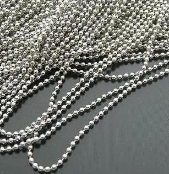 whole 100pcs silver plated alloy dog tags ball chain necklaces 2 4mm bead stainless bead chain dog tags fg19949181
whole 100pcs silver plated alloy dog tags ball chain necklaces 2 4mm bead stainless bead chain dog tags fg19949181