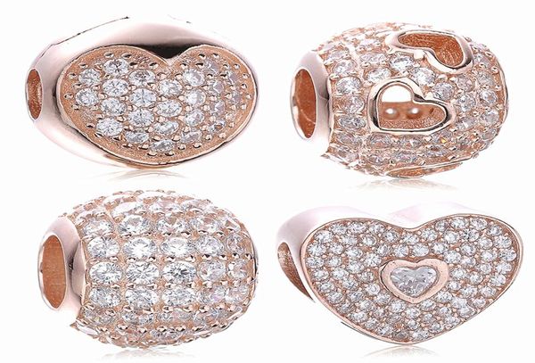 wholesale original 925 sterling silver bead charm with rose gold plated & clear cubic zircon fit bracelet 461652, Black
wholesale original 925 sterling silver bead charm with rose gold plated & clear cubic zircon fit bracelet 461652, Black