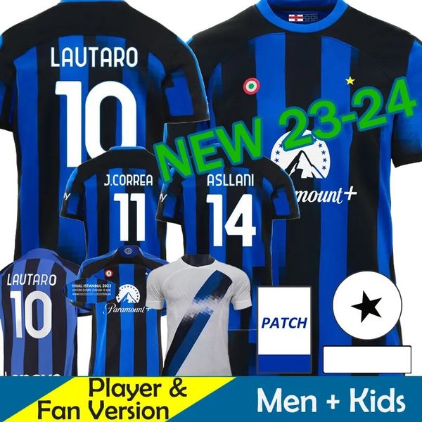 23 24 maglia inters milans soccer jerseys final maillot foot dzeko brozovic 2023 2024 im maglie men football shirts kid kit training 115 yea, Black;yellow
23 24 maglia inters milans soccer jerseys final maillot foot dzeko brozovic 2023 2024 im maglie men football shirts kid kit training 115 yea, Black;yellow