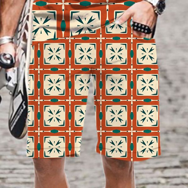 men's shorts beach street fashion retro lattice collection 3dprinted summer sportcasual 230715, White;black
men's shorts beach street fashion retro lattice collection 3dprinted summer sportcasual 230715, White;black
