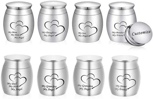 small keepsake urn for human ashesmini cremation urn small funeral jar stainless steel ashes cremation funeral jarmy dad my ange4545527, Silver
small keepsake urn for human ashesmini cremation urn small funeral jar stainless steel ashes cremation funeral jarmy dad my ange4545527, Silver