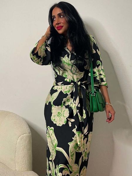 basic casual dresses traf print long dres vintage v neck midi woman with belt fashion 2023 summer elegant women's party 230715, Black;gray
basic casual dresses traf print long dres vintage v neck midi woman with belt fashion 2023 summer elegant women's party 230715, Black;gray