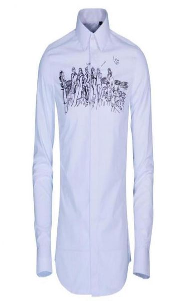 men039s casual shirts luxury chest embroidered men shirt fashion solid color long sleeve mens dress plus size 4xl slim fit man1396036, White;black
men039s casual shirts luxury chest embroidered men shirt fashion solid color long sleeve mens dress plus size 4xl slim fit man1396036, White;black