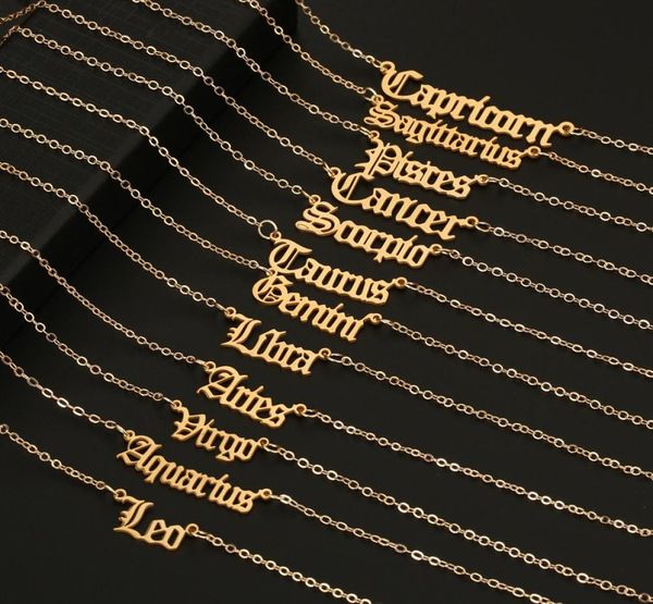 12 zodiac necklaces constellation sign pendant gold chains necklace for men women fashion jewelry7101111, Silver
12 zodiac necklaces constellation sign pendant gold chains necklace for men women fashion jewelry7101111, Silver