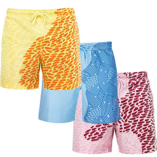 men's shorts custom swimwear men quick dry color changing swimwear shorts swim trunks for men, White;black
men's shorts custom swimwear men quick dry color changing swimwear shorts swim trunks for men, White;black