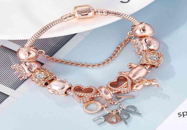 seialoy rose gold bracelet bangles for women princess elk bead happy charm bracelets jewelry fit girl couple friendship jewelry gi2336695, Golden;silver
seialoy rose gold bracelet bangles for women princess elk bead happy charm bracelets jewelry fit girl couple friendship jewelry gi2336695, Golden;silver