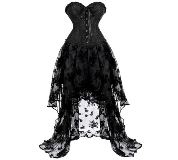 corset dress skirt set tutu lace overbust corsets for women gothique plus size costume burlesque corselet victorian black 2209101871
corset dress skirt set tutu lace overbust corsets for women gothique plus size costume burlesque corselet victorian black 2209101871