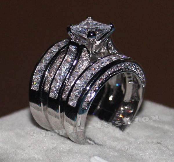 fine jewelry princess cut 20ct cz diamond engagement wedding band ring set for women 14kt white gold filled finger ring2423622, Slivery;golden
fine jewelry princess cut 20ct cz diamond engagement wedding band ring set for women 14kt white gold filled finger ring2423622, Slivery;golden