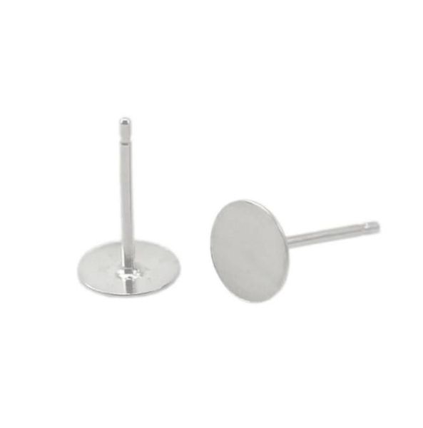 beadsnice 925 sterling silver earring studs with 5 mm round flat pad glue on earring posts earring findings for jewelry making id 4042134, Golden;silver
beadsnice 925 sterling silver earring studs with 5 mm round flat pad glue on earring posts earring findings for jewelry making id 4042134, Golden;silver