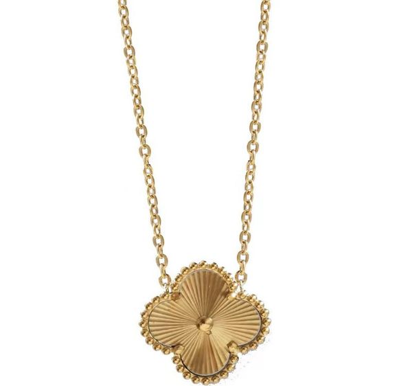 classic gold clover pendant necklace bracelet titanium steel jewelry for women5649778, Silver
classic gold clover pendant necklace bracelet titanium steel jewelry for women5649778, Silver