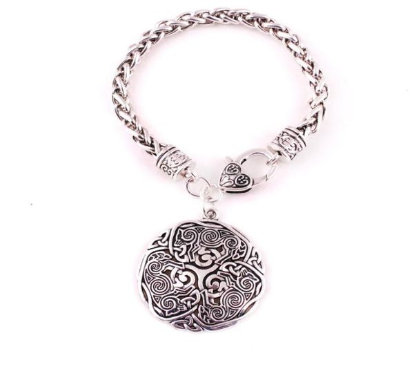 viking norse celtic 3 wolf triskelion energy amulet bracelet women men wheat link chain bracelet jewelry3425766, Golden;silver
viking norse celtic 3 wolf triskelion energy amulet bracelet women men wheat link chain bracelet jewelry3425766, Golden;silver