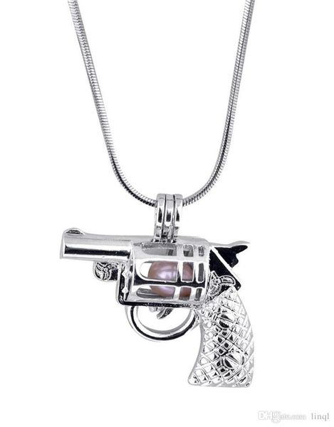 new design gun cage pendant pistol shape pearl gem beads locket pendant mounting diy jewelry charms accessory p704215388, Silver
new design gun cage pendant pistol shape pearl gem beads locket pendant mounting diy jewelry charms accessory p704215388, Silver