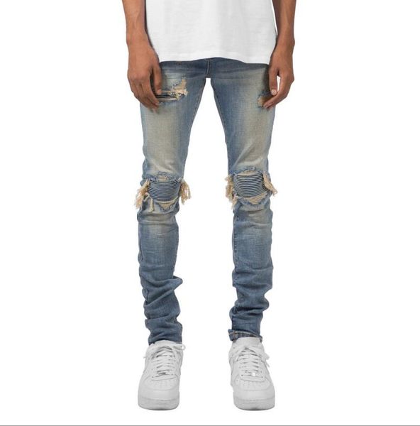men's jeans skinny european american foreign trade fog fashion fold slim fit jeans pencil pants hzh2lxm02, Blue
men's jeans skinny european american foreign trade fog fashion fold slim fit jeans pencil pants hzh2lxm02, Blue