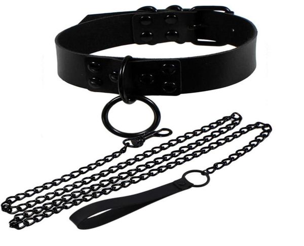 chokers fashion rivet women man dark black punk gothic alternative slave pu leather traction rope chain bondage necklace jewe9573839, Golden;silver
chokers fashion rivet women man dark black punk gothic alternative slave pu leather traction rope chain bondage necklace jewe9573839, Golden;silver