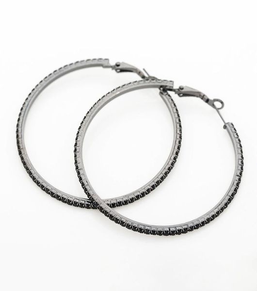 new big hoop earrings accessories cool fashion black rhinestone big circle earrings women party gift queen e0308476069, Silver
new big hoop earrings accessories cool fashion black rhinestone big circle earrings women party gift queen e0308476069, Silver