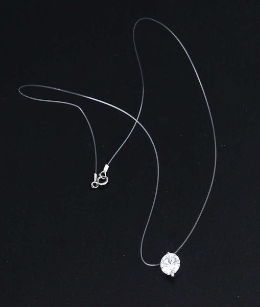 transparent fishline 925 silver zircon clavicle chain mermaid tear pendant necklace1897143
transparent fishline 925 silver zircon clavicle chain mermaid tear pendant necklace1897143