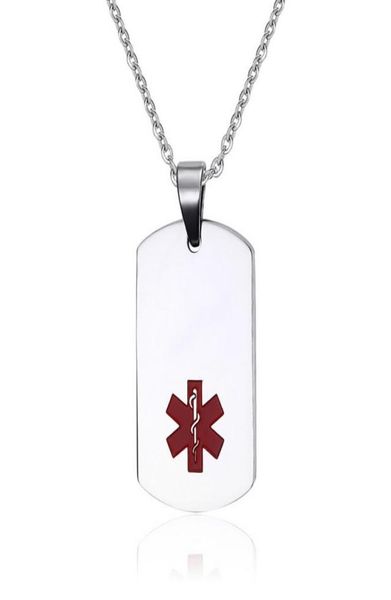 stainless steel medical id dog tag necklace with chain custom engravingdiabeticasthma8580770, Silver
stainless steel medical id dog tag necklace with chain custom engravingdiabeticasthma8580770, Silver