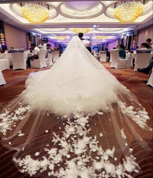 luxury appliques cathedral lace tulle wedding veils handmade flowers exquisite white ivory tulle bridal veil 5m 3m1928067, Black
luxury appliques cathedral lace tulle wedding veils handmade flowers exquisite white ivory tulle bridal veil 5m 3m1928067, Black