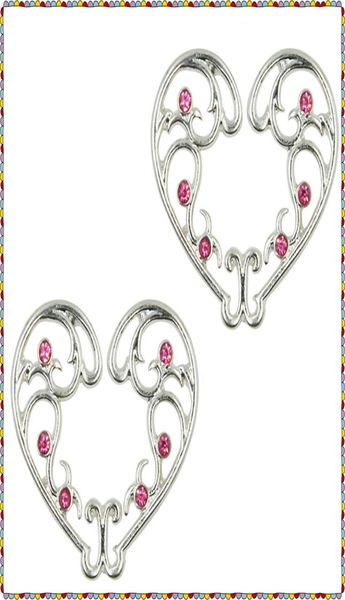 3 pair non pierced clip on fake nipple ring pink diamond body jewelry shield cover clamps toy piercing adjustable s1585789, Silver
3 pair non pierced clip on fake nipple ring pink diamond body jewelry shield cover clamps toy piercing adjustable s1585789, Silver