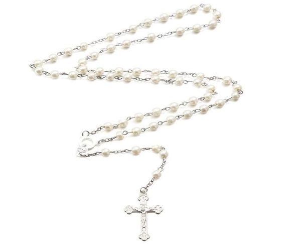 pendant necklaces alloy christian cross rosary simulation pearl bead necklace for women men catholic religious jewelry2345152, Silver
pendant necklaces alloy christian cross rosary simulation pearl bead necklace for women men catholic religious jewelry2345152, Silver