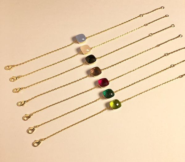 2021 gold bracelet gemstone style fashion bracelets whole candy color multi faceted crystal bracelet women jewelry designer br8992332, Black
2021 gold bracelet gemstone style fashion bracelets whole candy color multi faceted crystal bracelet women jewelry designer br8992332, Black