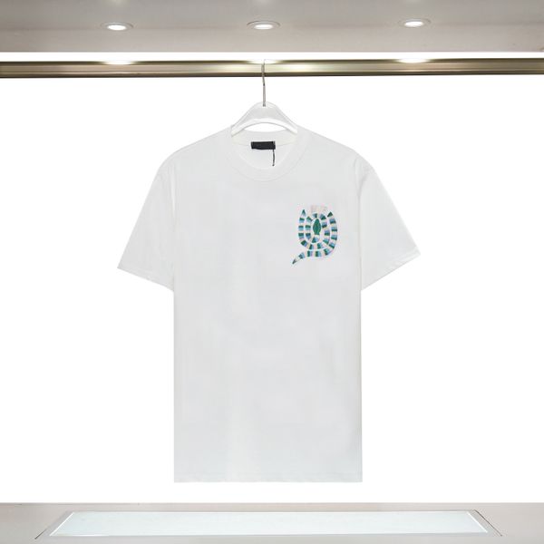 men women desinger tees & polos luxury streetwear clothing men's cotton crewneck t-shirt with embroidery snake t-shirts casual tshirt, White;black
men women desinger tees & polos luxury streetwear clothing men's cotton crewneck t-shirt with embroidery snake t-shirts casual tshirt, White;black