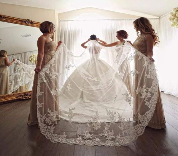 wedding veils with shinning beads sequins cathedral bridal veils comb 1 tiers lace appliqued chapel cathedral bridal veils8062294, Black
wedding veils with shinning beads sequins cathedral bridal veils comb 1 tiers lace appliqued chapel cathedral bridal veils8062294, Black