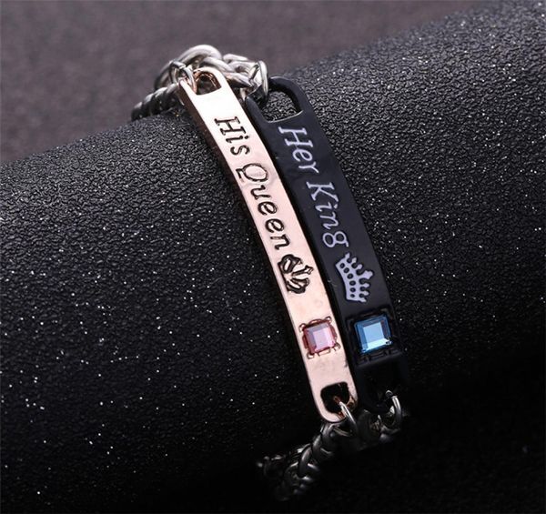 new letter diamond bracelet his queen her king lovers bracelet ornaments6721670, Golden;silver
new letter diamond bracelet his queen her king lovers bracelet ornaments6721670, Golden;silver
