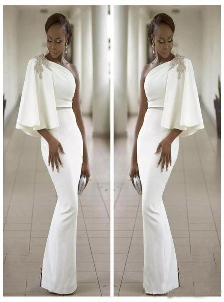 white one shoulder evening dresses wear half sleeves mermaid african formal prom party gowns robe de soiree gown5792799, Black;red
white one shoulder evening dresses wear half sleeves mermaid african formal prom party gowns robe de soiree gown5792799, Black;red