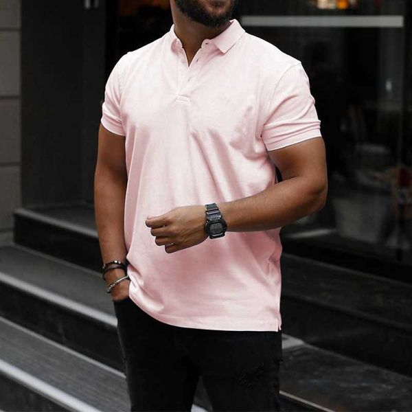 men's t-shirts fashion slim short sleeve mens casual daily clothes pure color buttoned turndown collar leisure polo shirts summer men, White;black
men's t-shirts fashion slim short sleeve mens casual daily clothes pure color buttoned turndown collar leisure polo shirts summer men, White;black