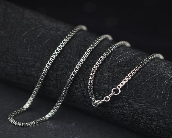s925 sterling silver jewelry thai silver handmade ladies 20mm carve double box chain necklace3357873
s925 sterling silver jewelry thai silver handmade ladies 20mm carve double box chain necklace3357873