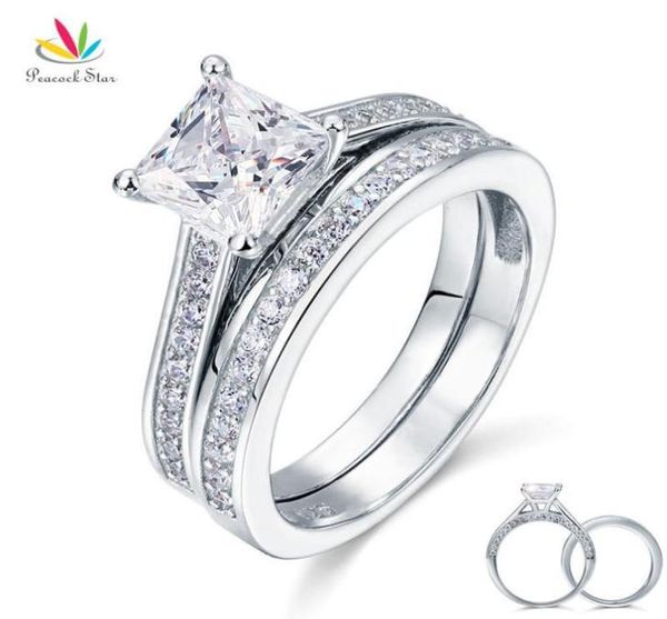 peacock star 15 ct princess cut solid 925 sterling silver 2pcs wedding promise engagement ring set cfr8009s t1906276721597, Slivery;golden
peacock star 15 ct princess cut solid 925 sterling silver 2pcs wedding promise engagement ring set cfr8009s t1906276721597, Slivery;golden