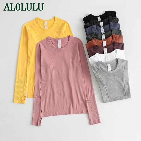 al0lulu yoga clothing women's tight-fitting quick-drying breathable sports fitness running long-sleeved t-shirt pilates clothes
al0lulu yoga clothing women's tight-fitting quick-drying breathable sports fitness running long-sleeved t-shirt pilates clothes