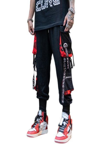 godlikeu hip hop joggers men letter ribbons cargo pants pockets tactical casual male trousers sweatpants sport streetwear5925399, Black
godlikeu hip hop joggers men letter ribbons cargo pants pockets tactical casual male trousers sweatpants sport streetwear5925399, Black