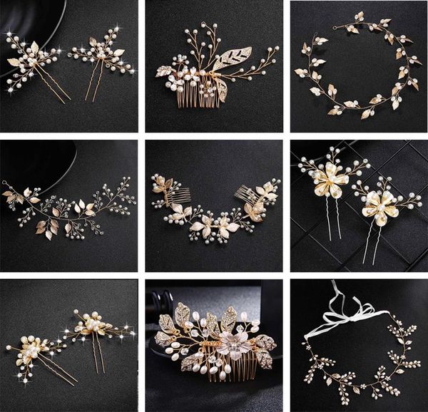 qyy fashion pearls gold wedding hair accessories flowers bridal hair jewelry hair pins pearl clips for women headpieces8309035, Golden;silver
qyy fashion pearls gold wedding hair accessories flowers bridal hair jewelry hair pins pearl clips for women headpieces8309035, Golden;silver