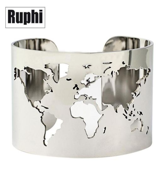 world map cutout cuff bangle bracelet travel peace jewelry stainless steel 40mm wide laser engraving fine polished circle angle 25610616, Black
world map cutout cuff bangle bracelet travel peace jewelry stainless steel 40mm wide laser engraving fine polished circle angle 25610616, Black