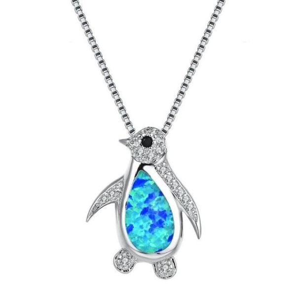 fashion creative opal zircon penguin animal necklace pendant women romantic banquet wedding accessories charm jewelry gift9376345, Silver
fashion creative opal zircon penguin animal necklace pendant women romantic banquet wedding accessories charm jewelry gift9376345, Silver