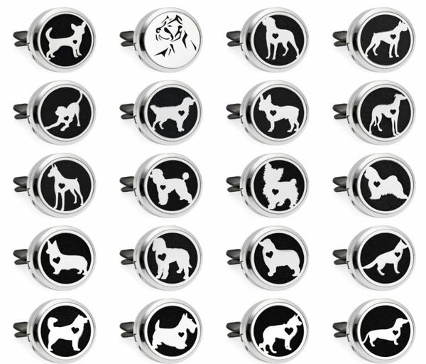 dog with heart car air freshener 30mm aromatherapy essential oil diffuser locket vent clip with 10pcs refill pads color randomly4402134, Silver
dog with heart car air freshener 30mm aromatherapy essential oil diffuser locket vent clip with 10pcs refill pads color randomly4402134, Silver