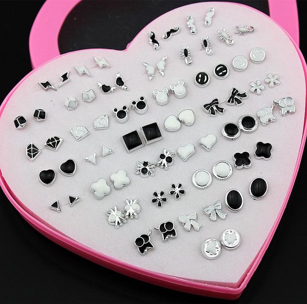 jewelry whole lot 36 pairs mixed styles black white cartoon plastic stud earrings for girl women hypoallergenic earrings gift 5070753, Golden;silver
jewelry whole lot 36 pairs mixed styles black white cartoon plastic stud earrings for girl women hypoallergenic earrings gift 5070753, Golden;silver
