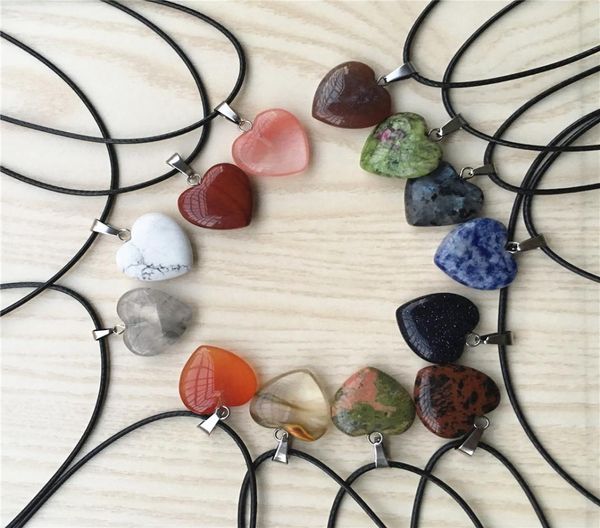 heart reiki natural stones turquoise pink quartz charms pendant necklace for women men gift rope chain accessories mki6667372, Silver
heart reiki natural stones turquoise pink quartz charms pendant necklace for women men gift rope chain accessories mki6667372, Silver