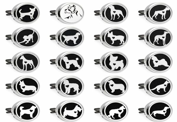 dog with heart car air freshener 30mm aromatherapy essential oil diffuser locket vent clip with 10pcs refill pads color randomly8121459, Silver
dog with heart car air freshener 30mm aromatherapy essential oil diffuser locket vent clip with 10pcs refill pads color randomly8121459, Silver
