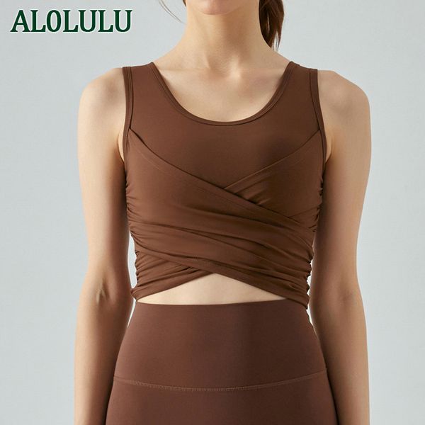 al0lulu yoga sports underwear women with chest pad yoga vest running fitness top
al0lulu yoga sports underwear women with chest pad yoga vest running fitness top