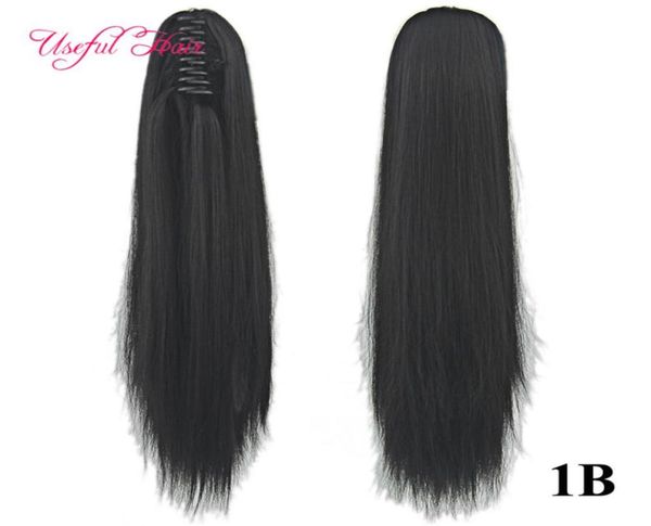 ponytail claw clip hair extension synthetic hair extensions pony tail 24039039 straight synthetic clip in hair extension cla7518052, Black
ponytail claw clip hair extension synthetic hair extensions pony tail 24039039 straight synthetic clip in hair extension cla7518052, Black