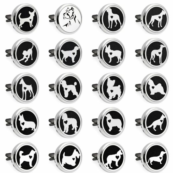 dog with heart car air freshener 30mm aromatherapy essential oil diffuser locket vent clip with 10pcs refill pads color randomly7142301, Silver
dog with heart car air freshener 30mm aromatherapy essential oil diffuser locket vent clip with 10pcs refill pads color randomly7142301, Silver