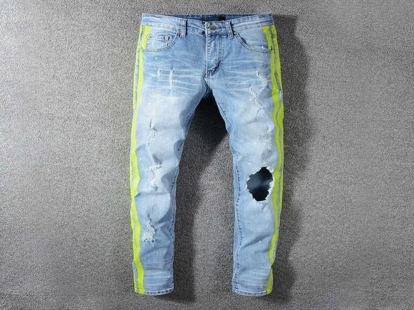 mens jeans classic hip hop pants stylist distressed ripped biker jean slim fit motorcycle denim jeans zki07729426, Blue
mens jeans classic hip hop pants stylist distressed ripped biker jean slim fit motorcycle denim jeans zki07729426, Blue