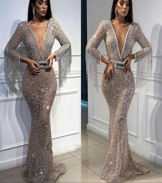 prom party dress with bow 2019 deep vneck mermaid long sleeves floor length evening gowns sequin crystals tassels3307840, Black
prom party dress with bow 2019 deep vneck mermaid long sleeves floor length evening gowns sequin crystals tassels3307840, Black